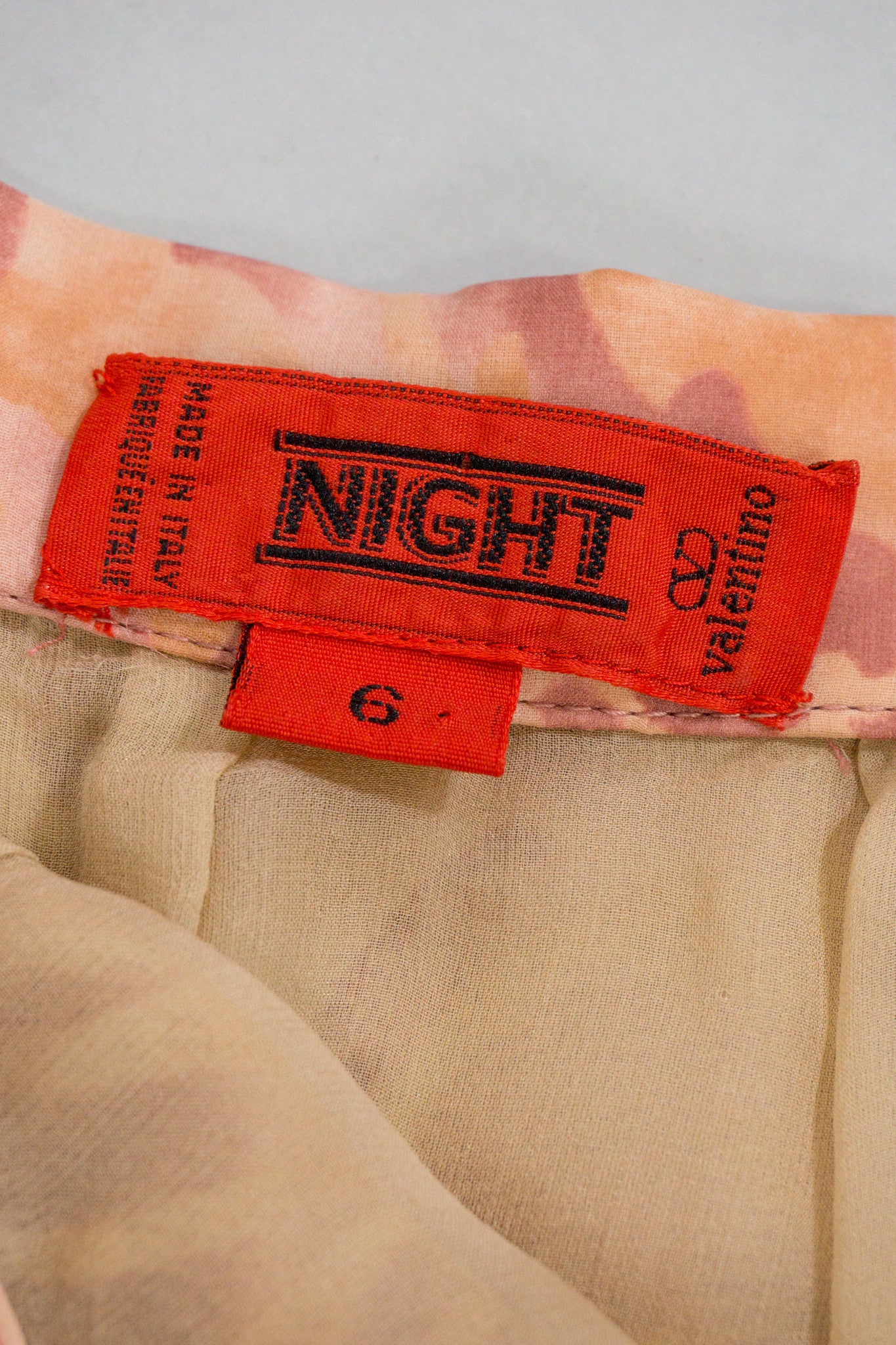 Valentino Night Label
