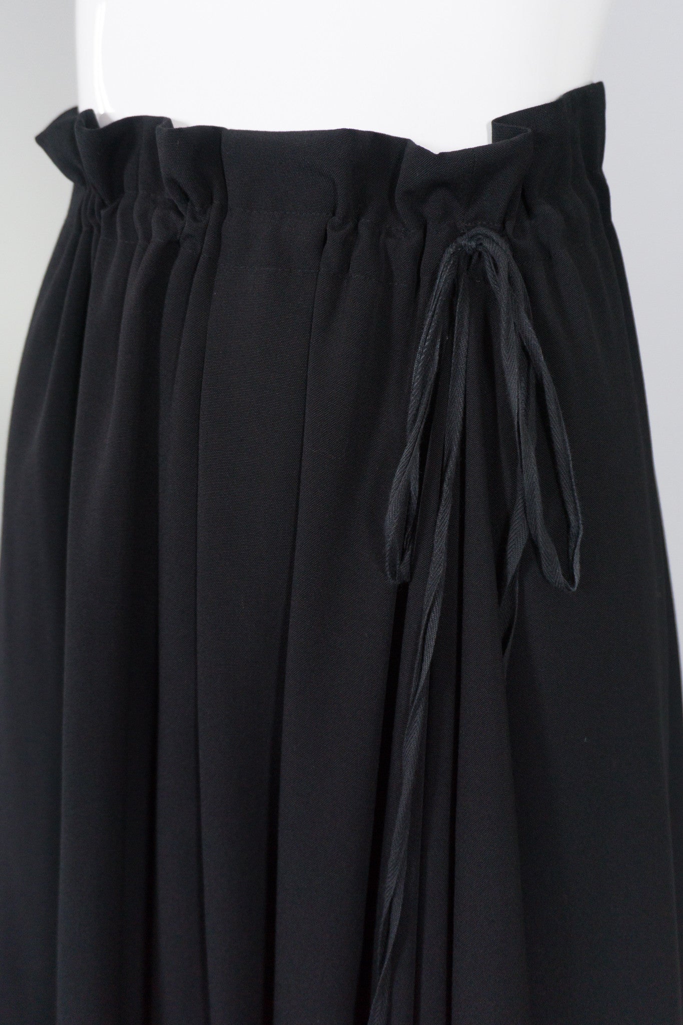 Ann Demeulemeester Wool Asymmetrical Handkerchief Hem Skirt