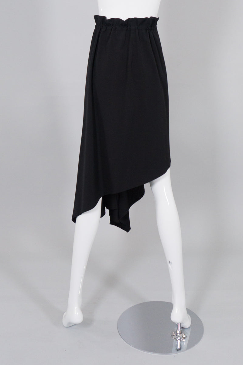 Ann Demeulemeester Wool Asymmetrical Handkerchief Hem Skirt