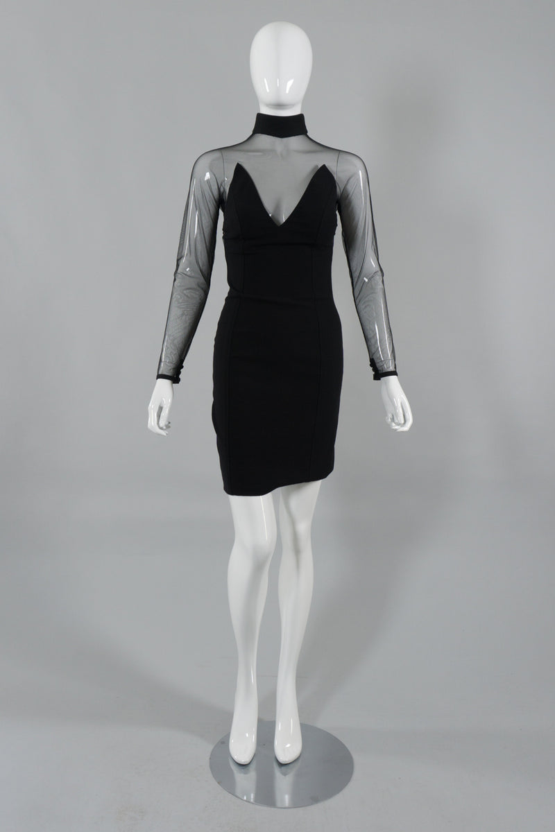 Gianni Versace Stretch Bodycon Cocktail Dress Recess Gianni Versace Stretch Bodycon Cocktail Dress Recess