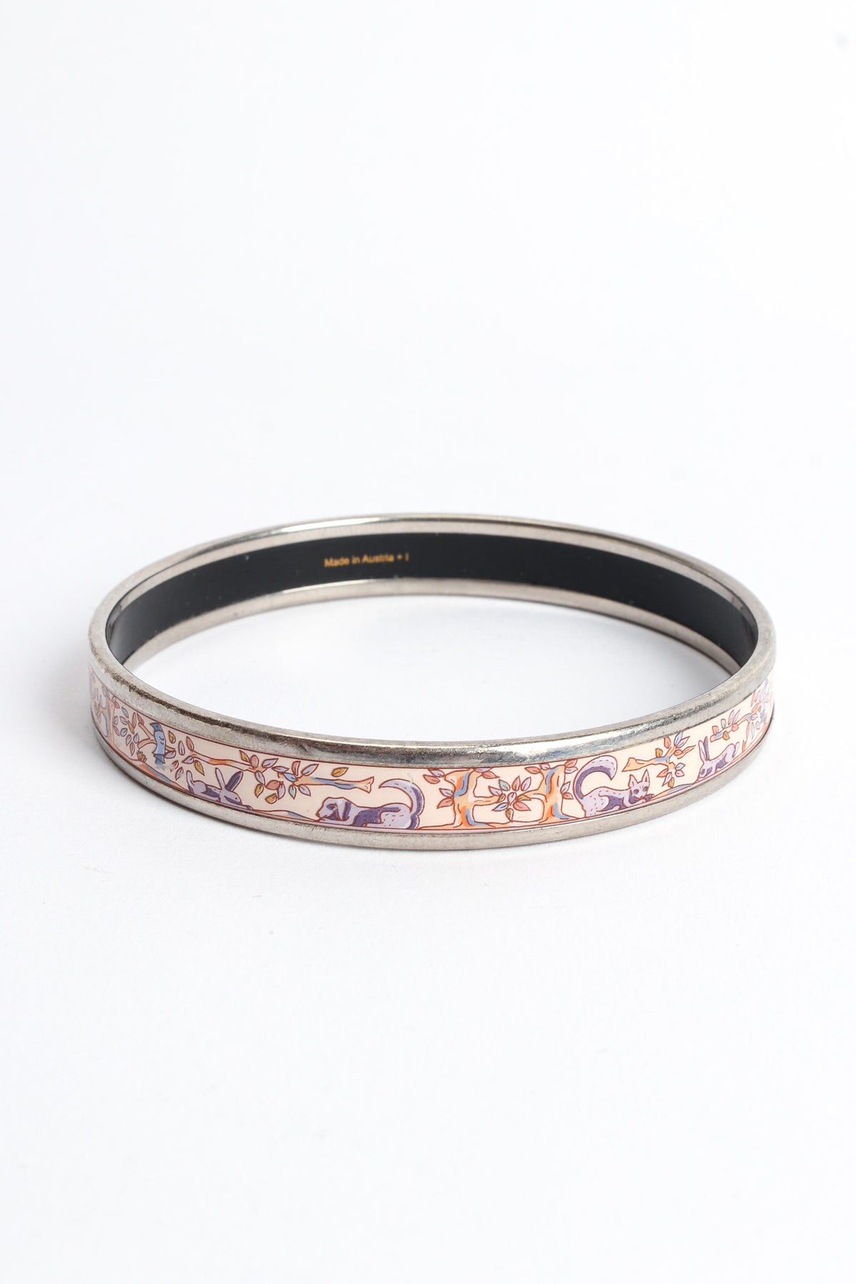 Hermés Forest Animal Narrow Enamel Bracelet – Recess