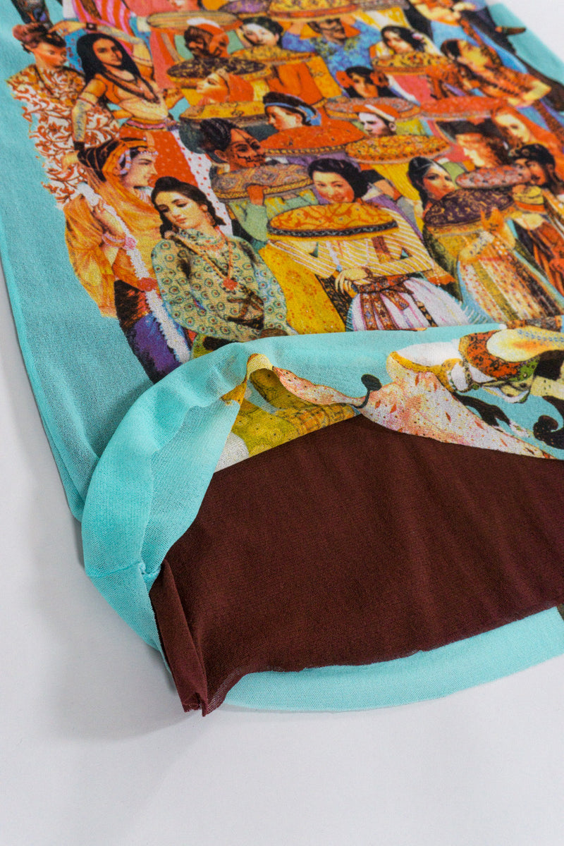 JPG Jeans Vintage Mesh Bollywood Skirt