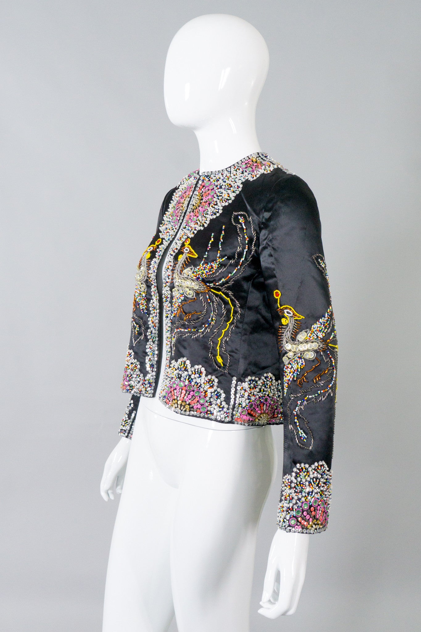 Dynasty Vintage Beaded Phoenix Jacket – Recess
