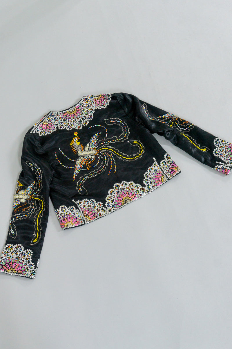 Dynasty Vintage Beaded Phoenix Jacket