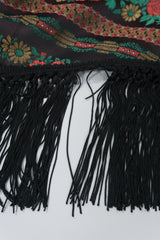 Fringed Rose Cocoon Jacket