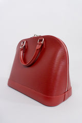 Louis Vuitton Epi Alma NM Handbag in Rubis Red