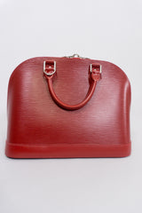 Louis Vuitton Epi Alma NM Handbag in Rubis Red