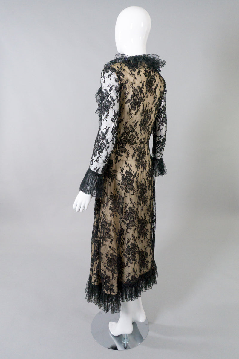 Bill Blass Vintage Lace Wrap Dress