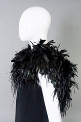 Lilli Diamond Vintage Feather Boa Cocktail Dress