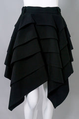 Jean Paul Gaultier Vintage Tiered Handkerchief Hem Skirt