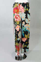 Perry Ellis Portfolio Floral Silk Wrap Pant