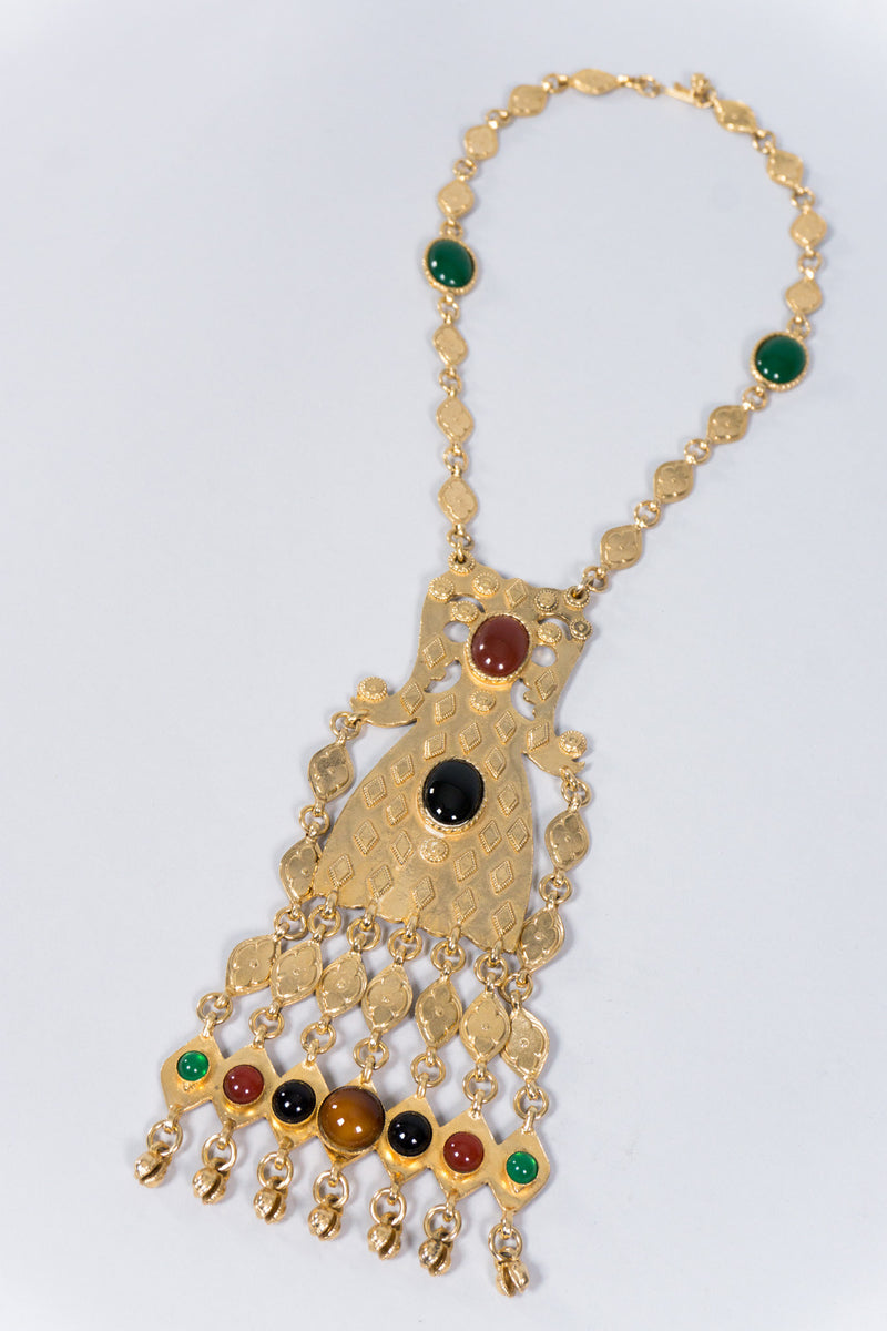 Accessocraft Byzantine Pendant Plate Necklace