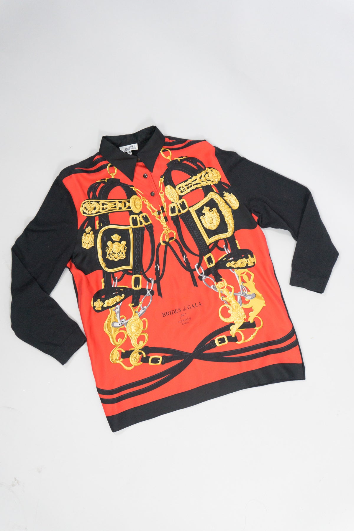 Hermès Vintage Brides de Gala Silk Scarf Sweater – Recess