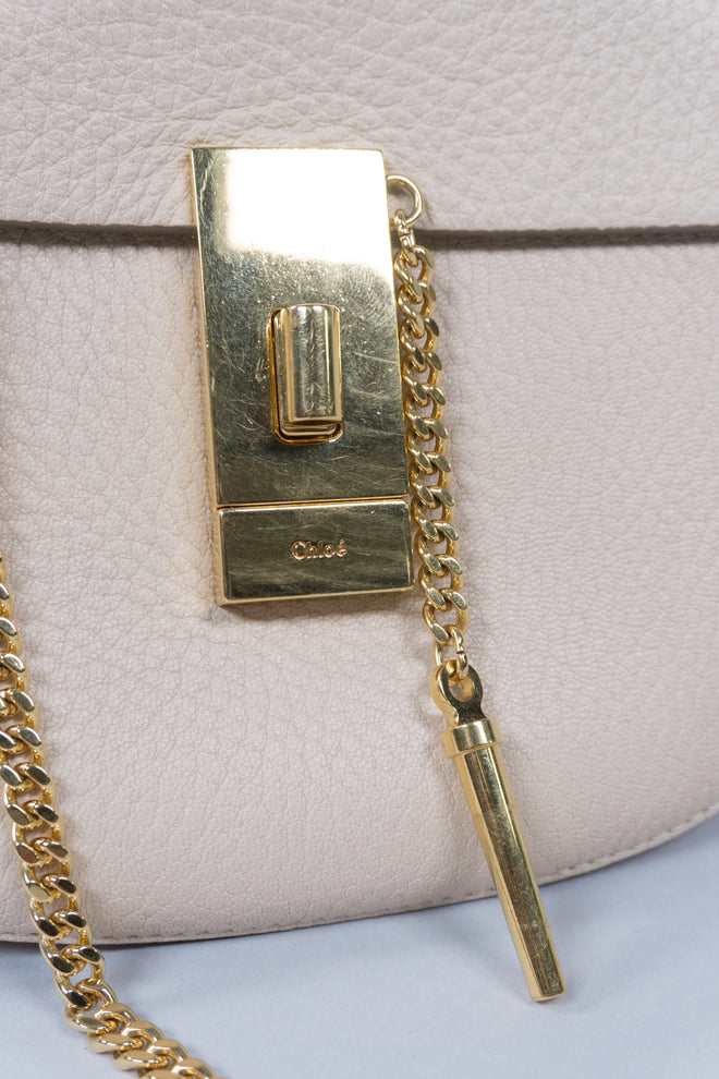 Chloe Drew Crossbody Shoulder Bag in Cement Pink