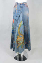 Polo Ralph Lauren Storybook Embroidered Denim Skirt