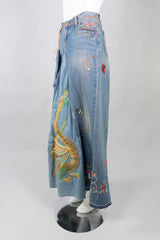 Polo Ralph Lauren Storybook Embroidered Denim Skirt