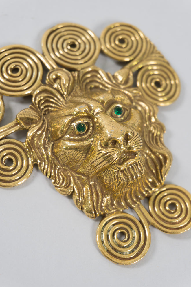 Vintage Leo Astrology Sign Chain Link Belt
