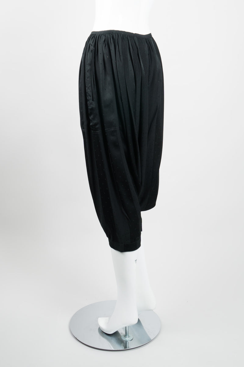 Jean Paul Gaultier JPG Maille Femme Silk Cropped Harem Pant