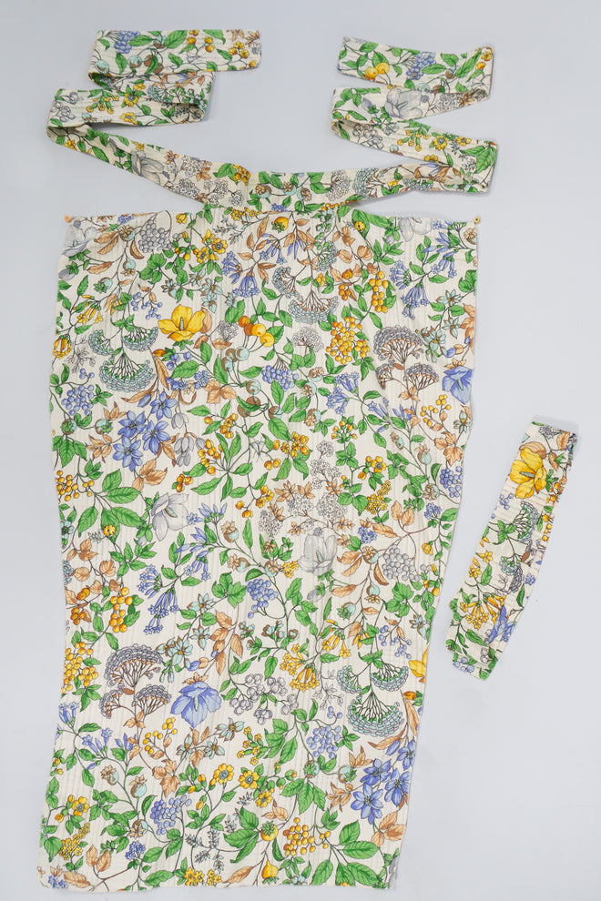 Shu-Ba by Holly Lueders Berries & Blossoms Silk Shift Dress