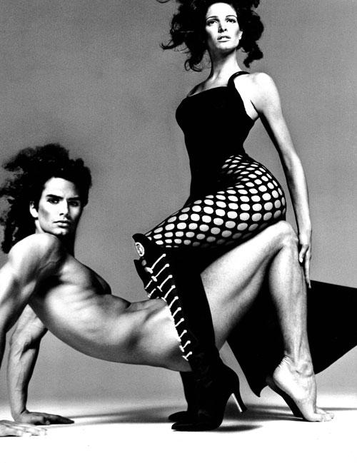 Vintage Gianni Versace 1993 A/W Medusa Emblem Grunge Boot on model @ Recess LA