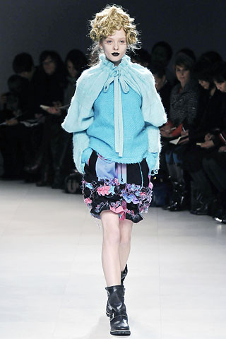 Tao Comme de Garçons 2008 A/W Wool Sweater Shrug on runway model @ Recess LA