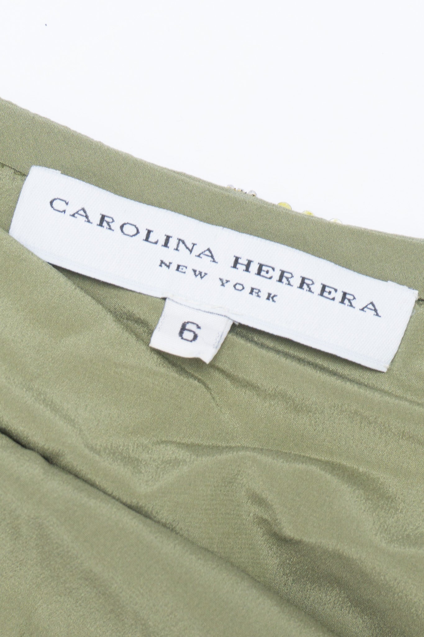 Carolina Herrera Bead Fringe Skirt