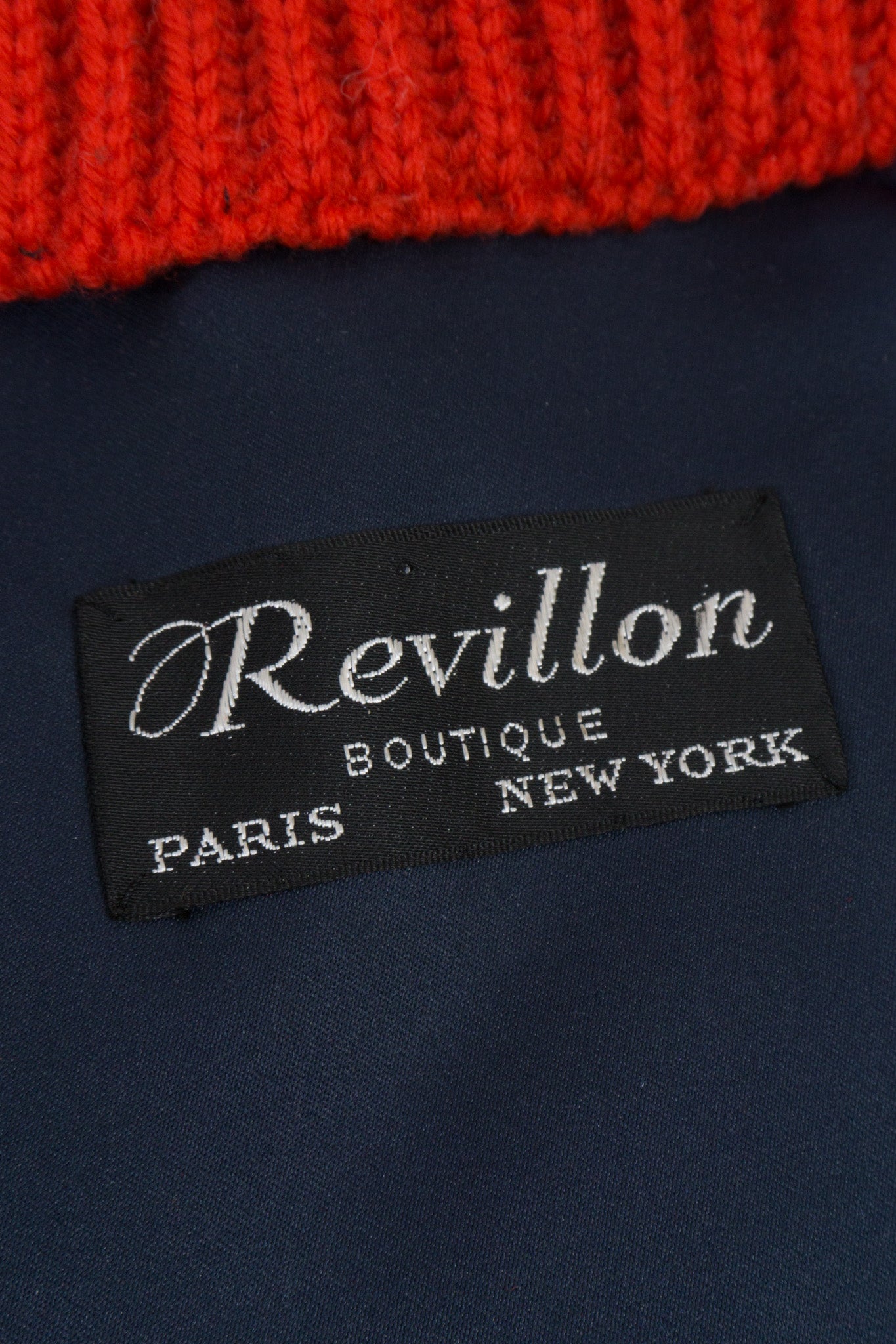Vintage Revillon Label