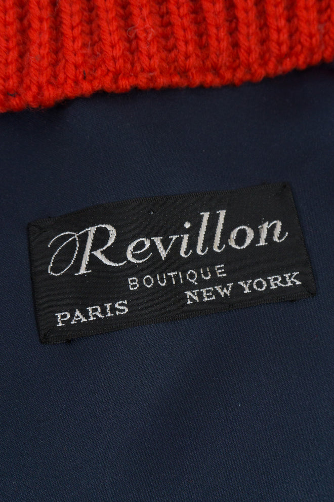 Vintage Revillon Label