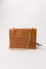 Fred Hayman Vintage Alligator Wallet On A Chain Crossbody Bag