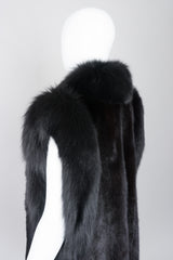 Vintage Long Mink & Fox Fur Vest