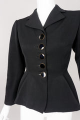 Balenciaga Vintage 50s Sculpted Button Jacket