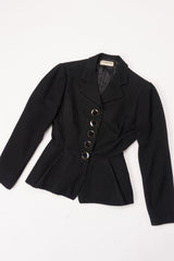 Balenciaga Vintage 50s Sculpted Button Jacket