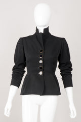 Balenciaga Vintage 50s Sculpted Button Jacket