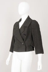 Christian Dior Vintage Boxy Tweed Jacket & Skirt Suit Set