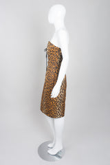 Patrick Kelly Rare Collectable Leopard Print Animal Bustier Dress