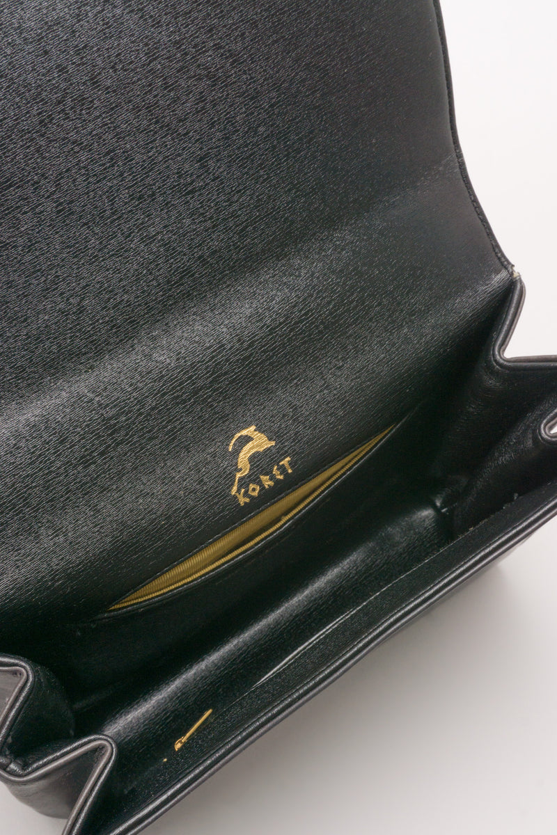 Koret H-Flap Leather Handbag