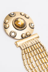 Ben Amun Vintage Flying Saucer Fringe Brooch