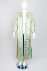 Maroc Vintage Gold Brocade Moroccan Caftan Robe