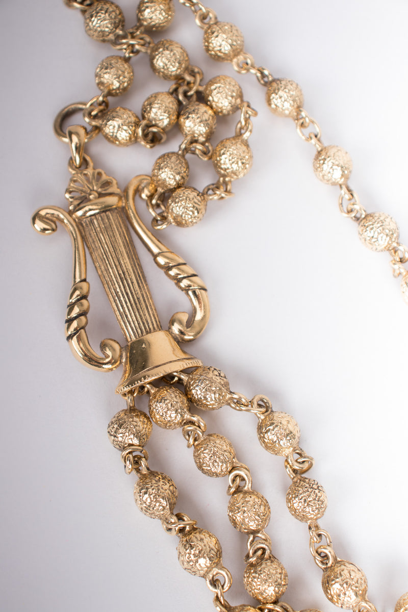 Rochas Angel Harp Rosary Y Necklace