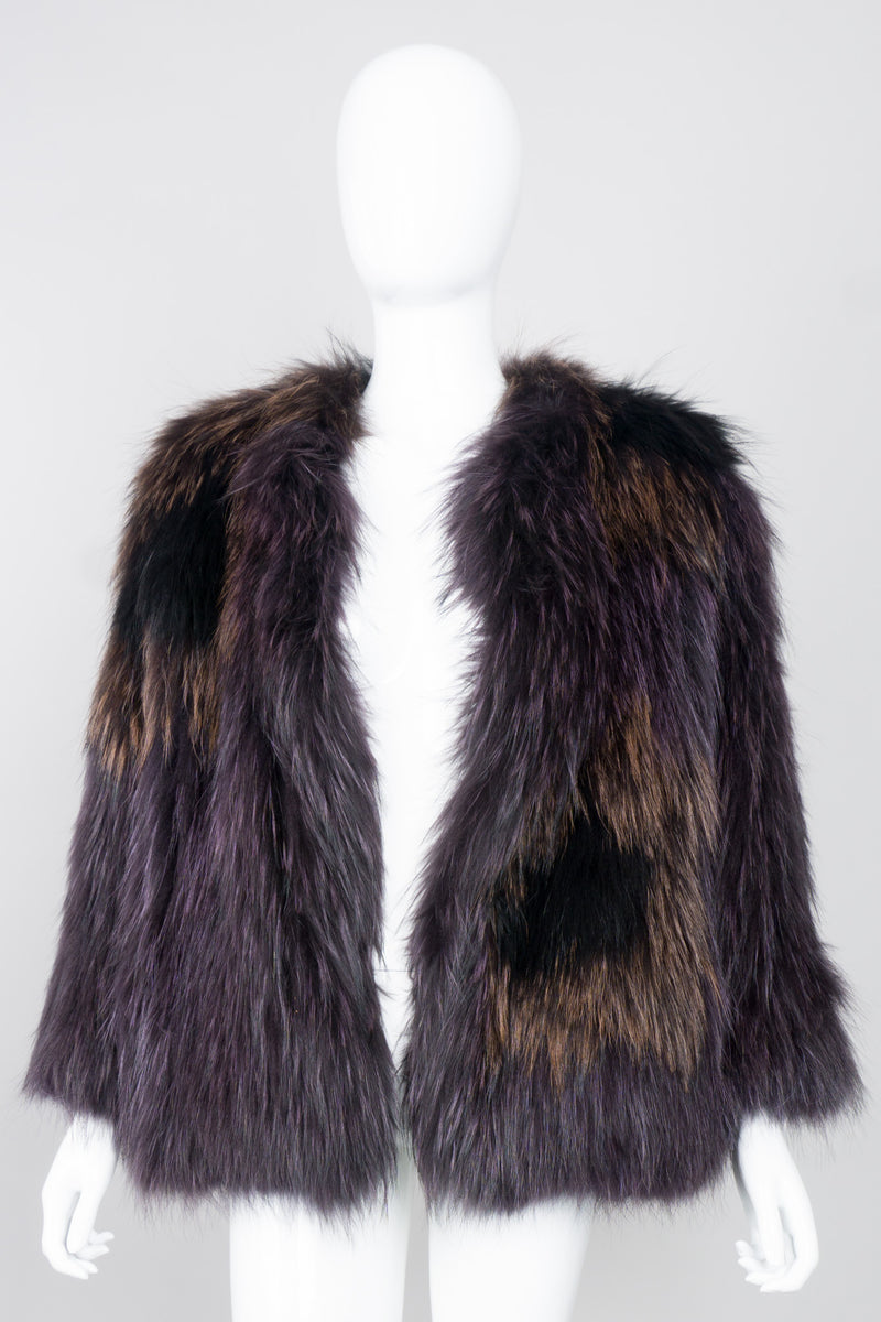 Yves Salomon Meteo Vintage Chubby Raccoon Fur Yeti Jacket