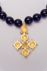 Deanna Hamro Petrine Inverted Cross Pendant Bead Necklace