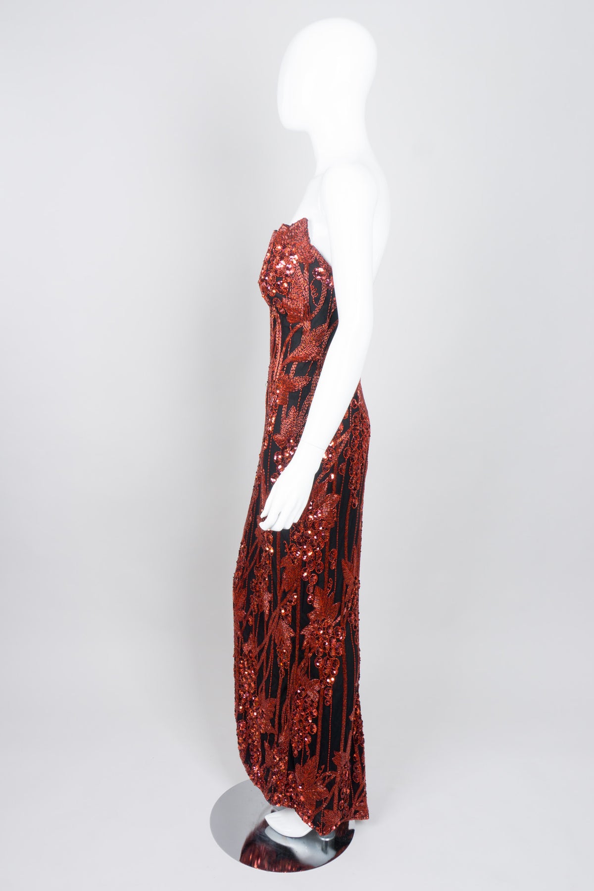 Bob Mackie Red Grapes Sequin Jessica Rabbit Gown – Recess
