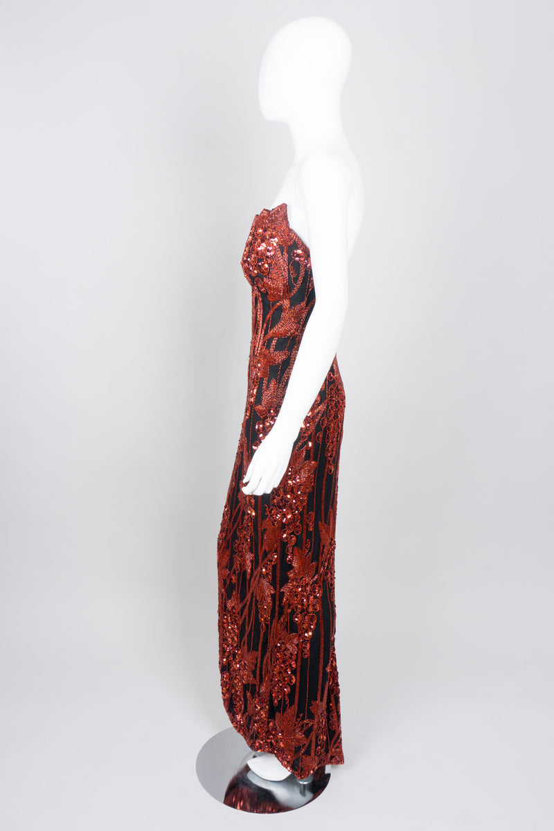 Bob Mackie Red Grapes Sequin Jessica Rabbit Gown Recess Bob Mackie Red Grapes Sequin Jessica Rabbit Gown Recess