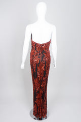 Bob Mackie Red Grapes Sequin Jessica Rabbit Gown