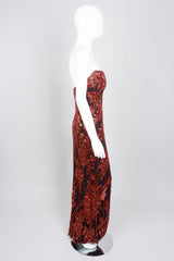 Bob Mackie Red Grapes Sequin Jessica Rabbit Gown