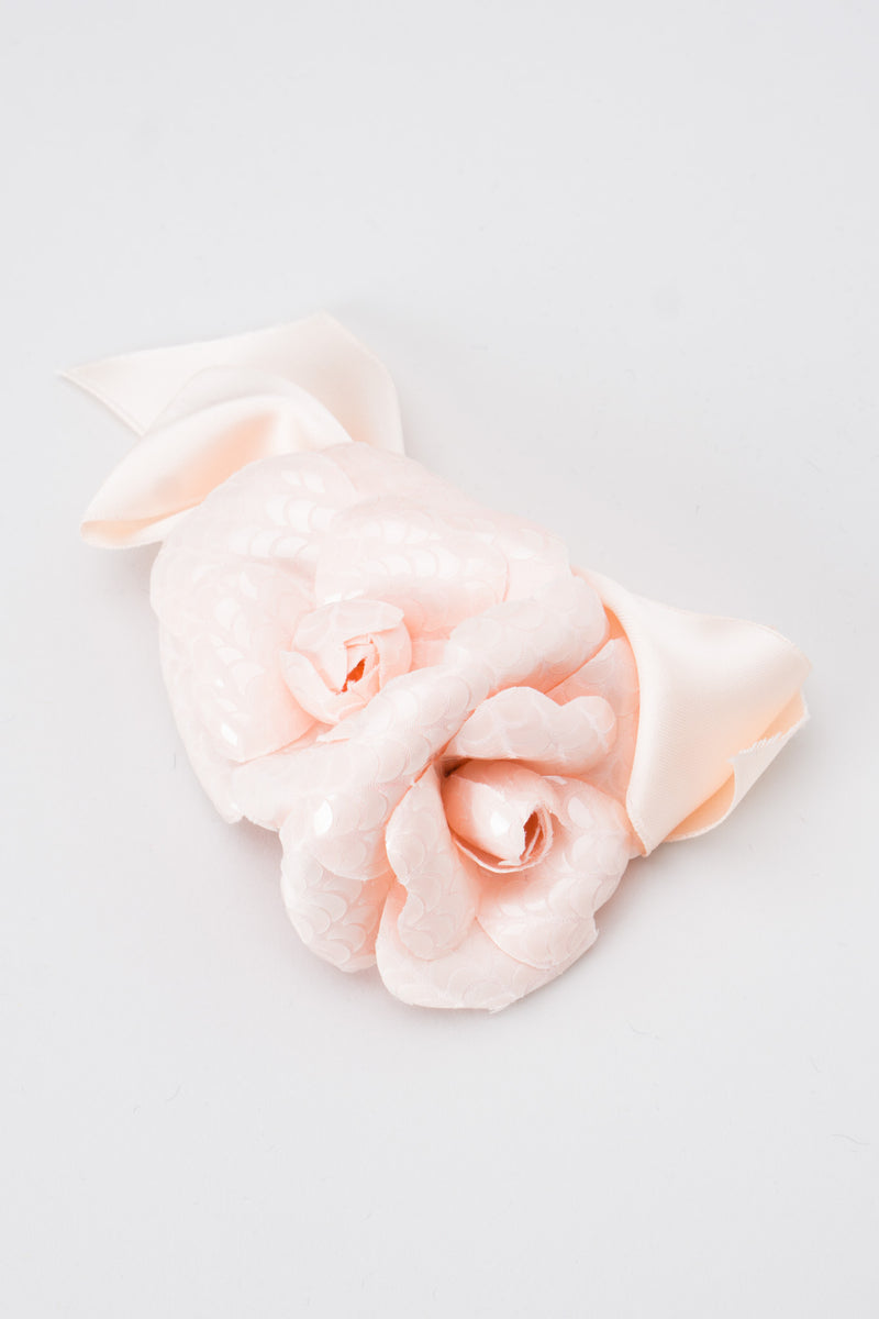 Givenchy Appliqué Sequin Chanel Inspired Camellia Haircomb