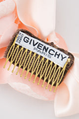 Givenchy Appliqué Sequin Chanel Inspired Camellia Haircomb