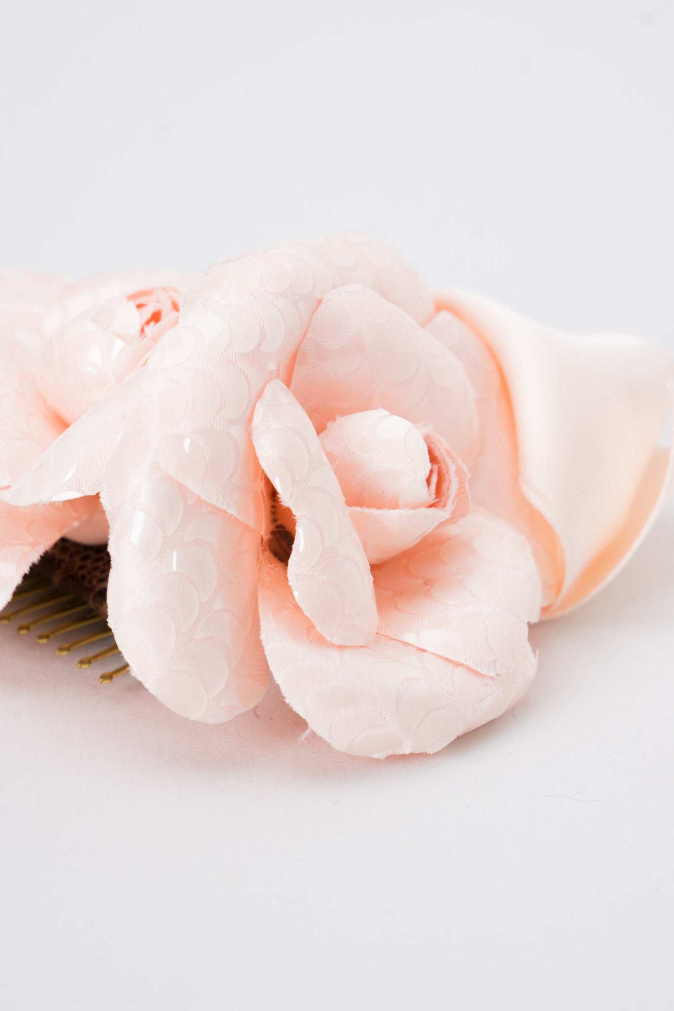 Givenchy Appliqué Sequin Chanel Inspired Camellia Haircomb