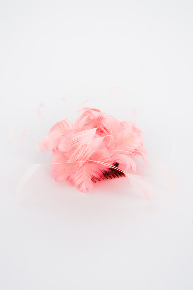 Givenchy Feather Bomb Flamingo Haircomb