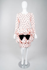 Givenchy 80s Polka Dot Pouf Dress